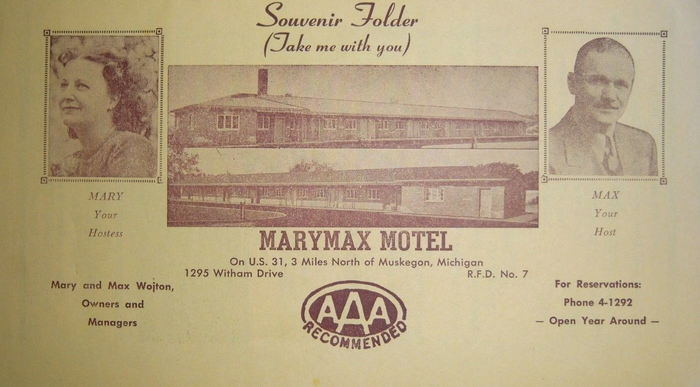 Marymax Motel - Old Ad (newer photo)